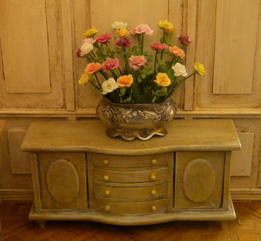 Jardinie re miniature argent massif