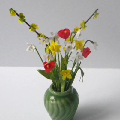 Jonquilles et tulipes